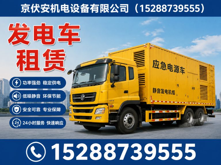 苏州应急发电机出租展示图